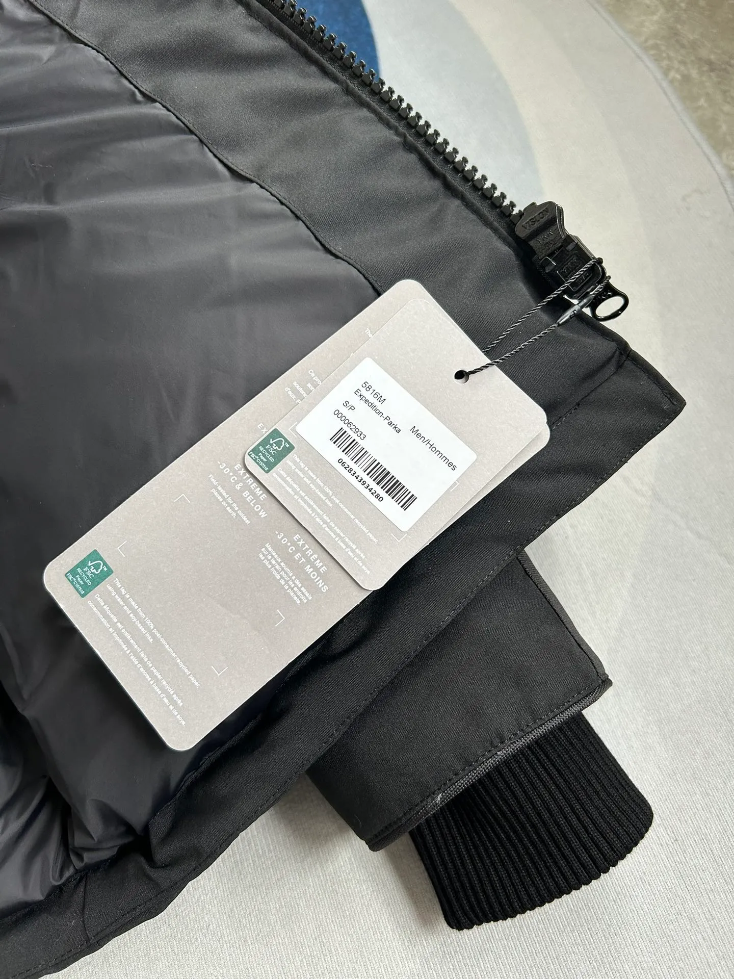 P840 model number: Y105 Big Goose 24 models 5816M Expedition men's black size: XS S M L XL XXL